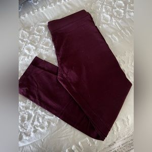 Aerie Burgundy Leggings